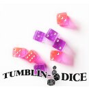Tumblin-Dice- Dice Set (4 Pink, 4Purple)